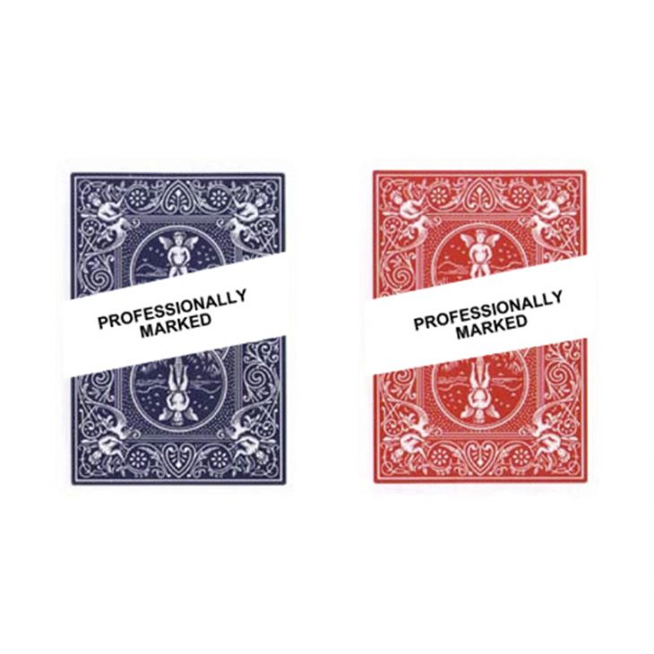 Professionally Marked Bicycle Decks: Marked Bicycle Decks, One Red Deck main image
